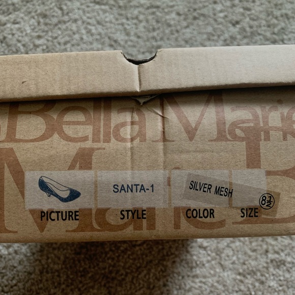 Bella Marie silver heel - Picture 2 of 13